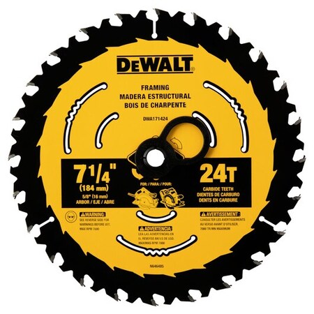 Dewalt 7-1/4" Circular Saw Blades DWA171440B10